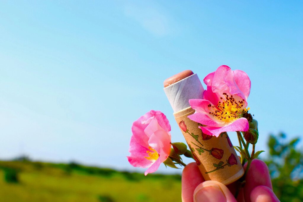 Plant Makeup - Pink Rose Lip Stick