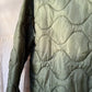 Vintage - Army Green Quilted Liner/Field Jacket - Medium/Large