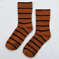 Le Bon Shoppe - Sienna + Ink Striped Wally Socks