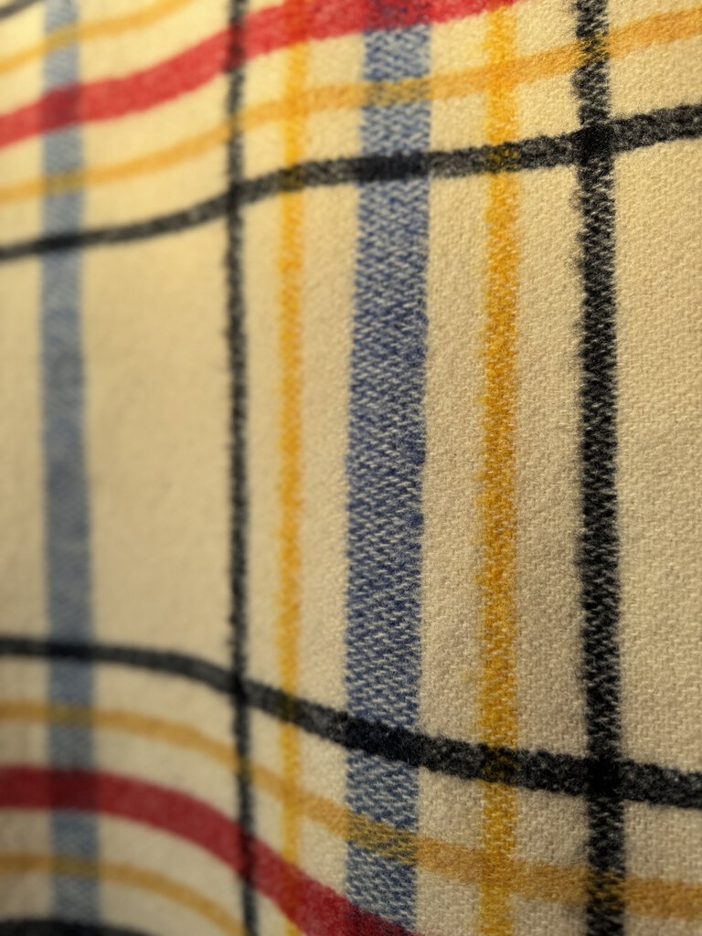 Vintage - Warmbilt Midcentury Plaid Virgin Wool Blanket