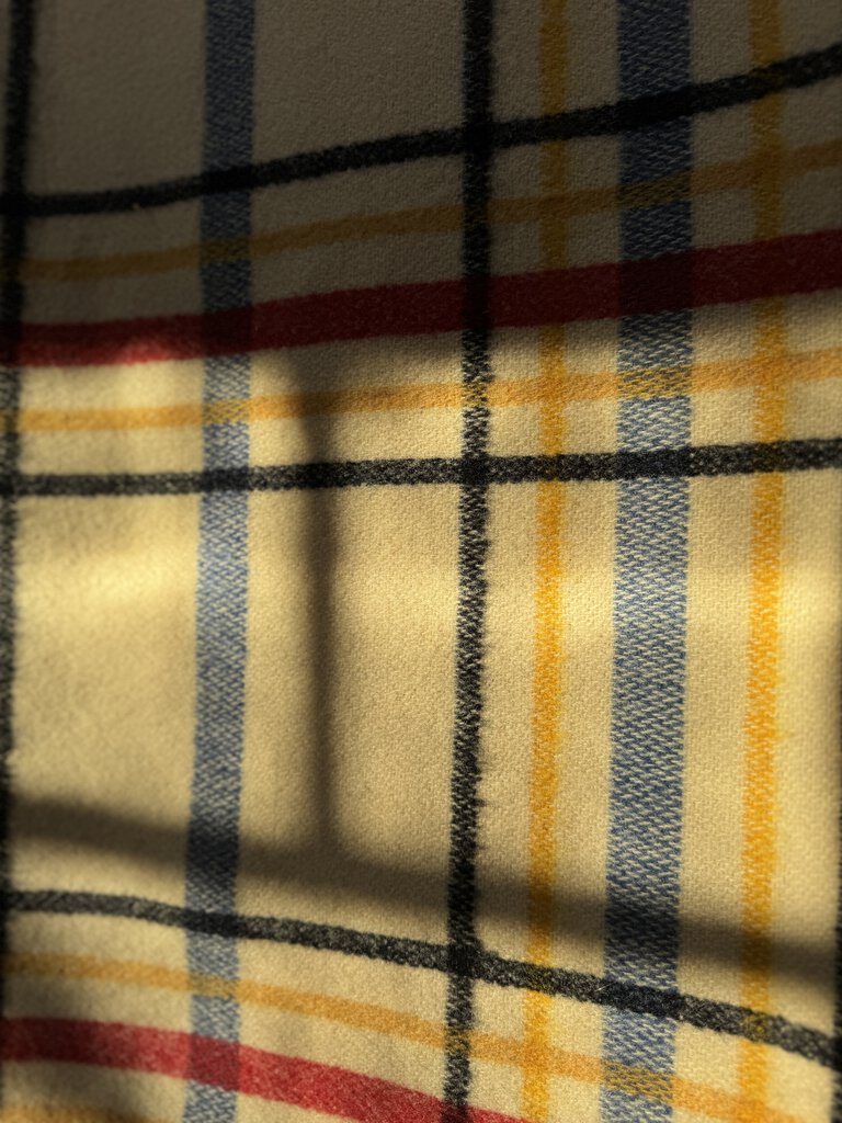 Vintage - Warmbilt Midcentury Plaid Virgin Wool Blanket