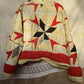 Reclaim Creative - Red Vintage Quilt Remnant Hoodie - Large