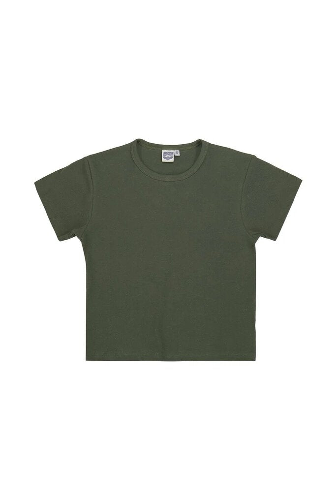 Jungmaven - Olive Green Isola Hemp Tee - Small