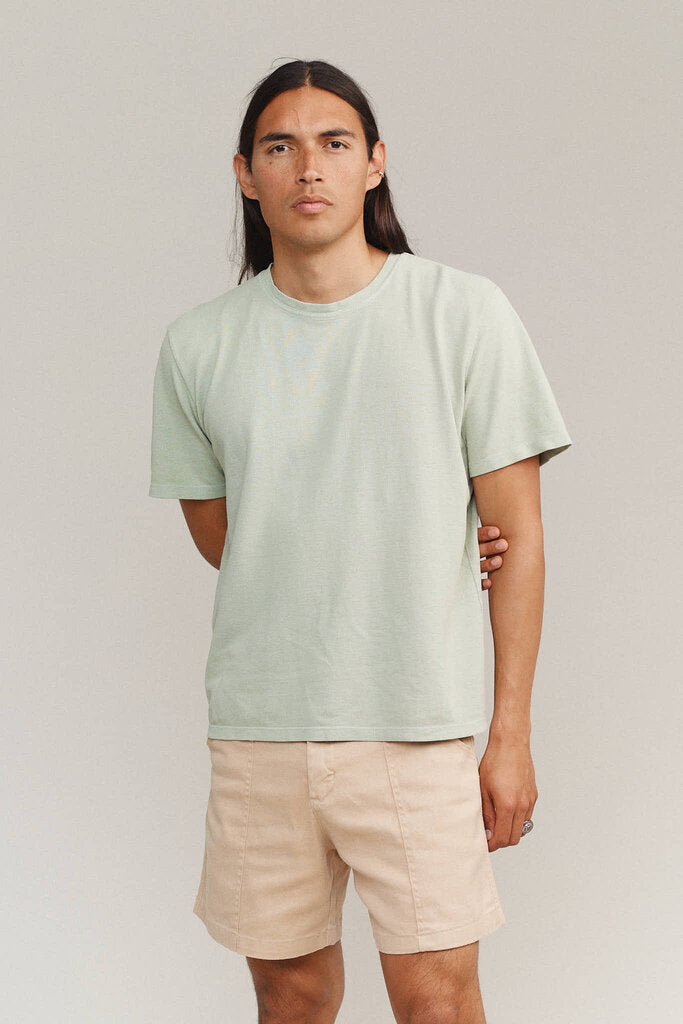 Jungmaven - Agave Green Durango Pique Tee - Large