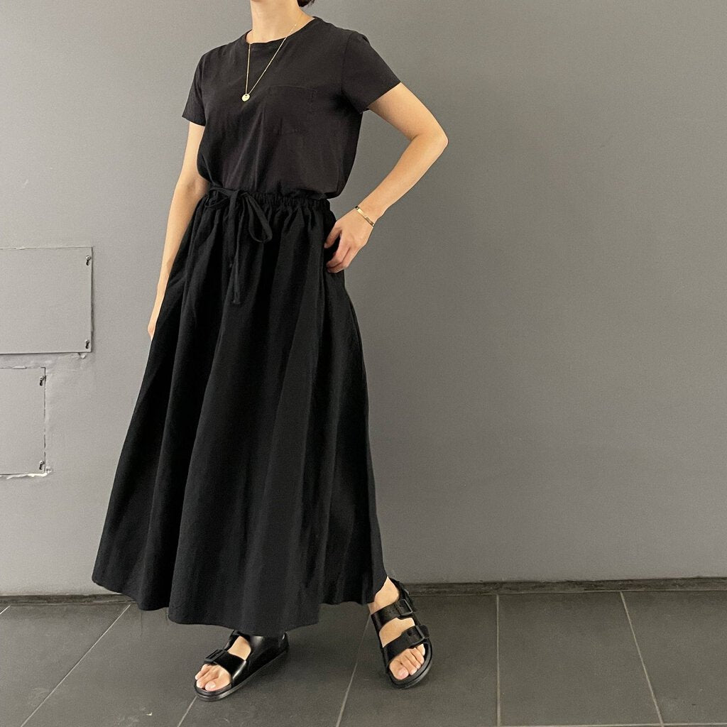 April Meets October - Black Easy Skirt - Small/Medium