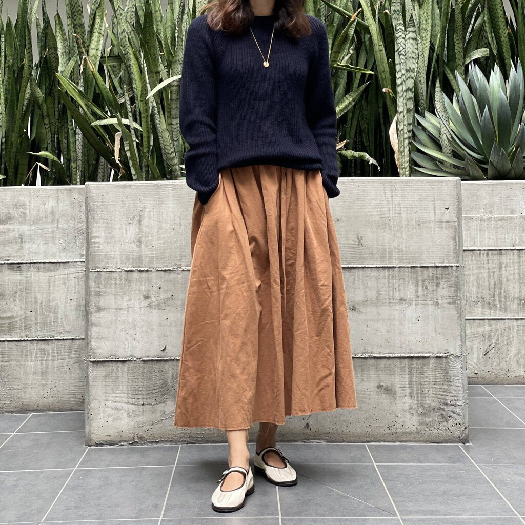 April Meets October - Brown Easy Skirt - Small/Medium