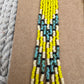 Waleia Creative - Cherokee Beadwork Earrings - Lime Friday