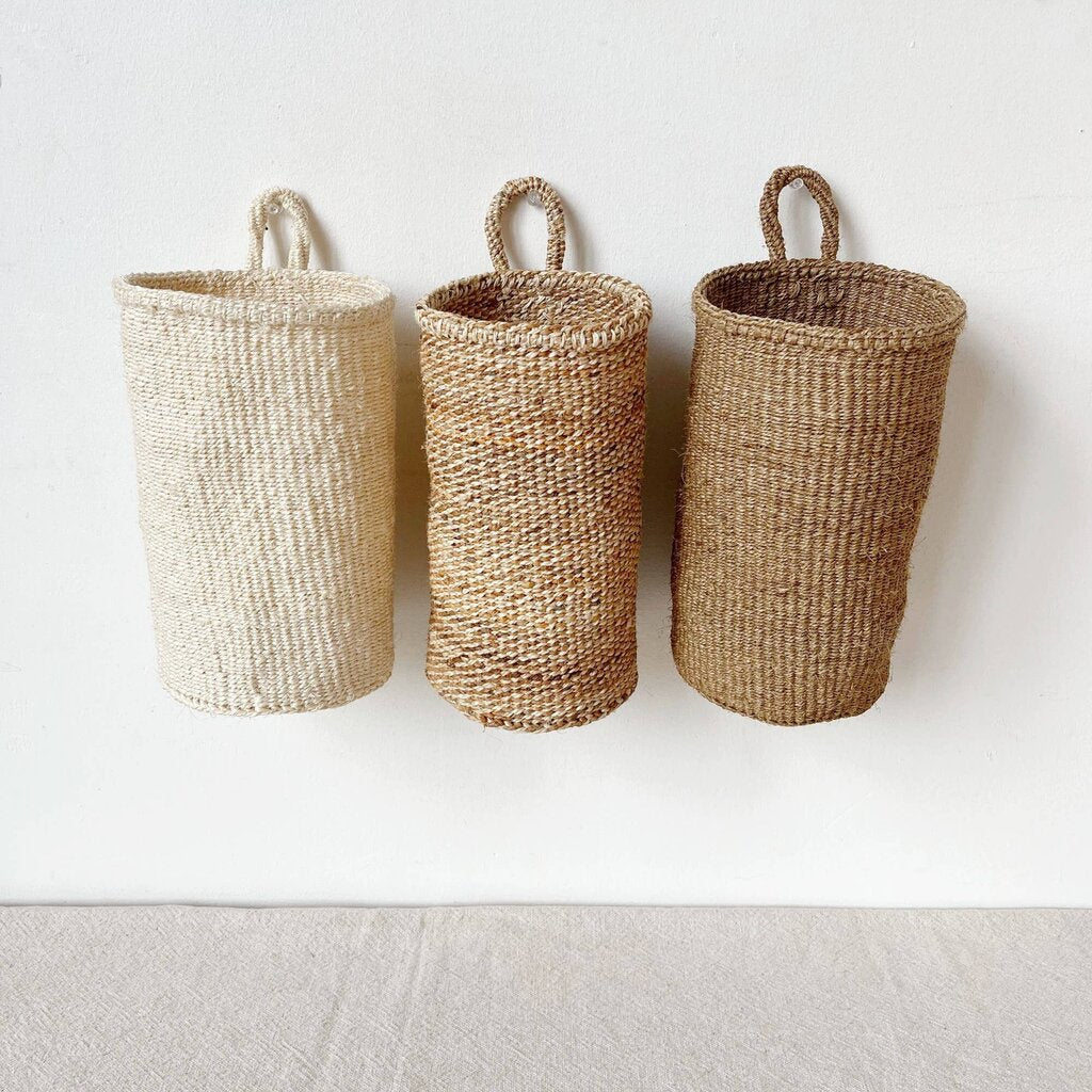 Amsha - Oat Sisal Hanging Storage Basket
