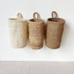 Amsha - White Sisal Hanging Storage Basket