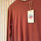 Jungmaven - Terracotta Jung Long Sleeve Hemp Tee - XSmall