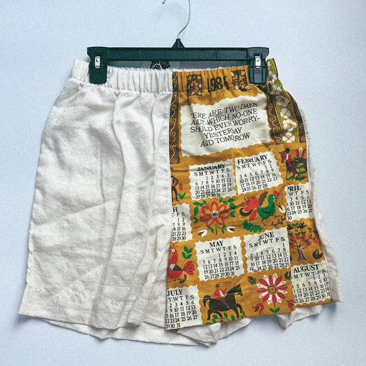 Jack Arden - 1985 Vintage Tea Towel + Linen Shorts - Medium