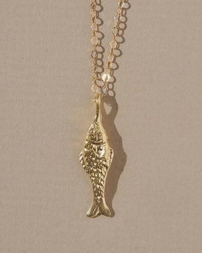 Mountainside Jewelry - Pescadero Gold Vermeil Pendant Necklace - 16" Cable Chain