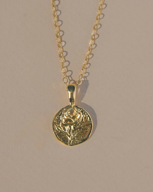 Mountainside Jewelry - Rosa Gold Vermeil Necklace - 20" Cable Chain
