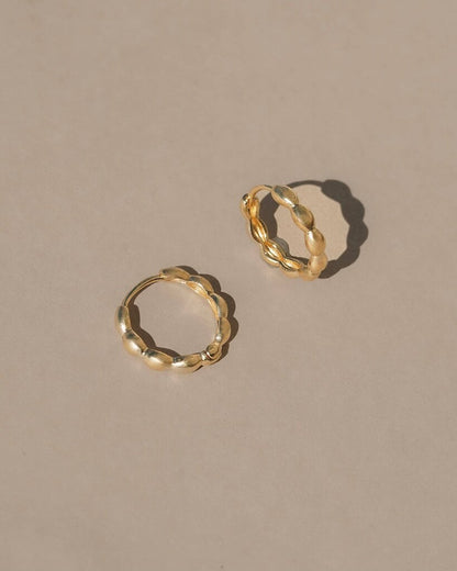 Mountainside Jewelry - Petal Gold Vermeil Earrings