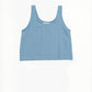 PO-EM - Indigo-dyed Woven Cotton Tank - Medium