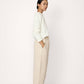 Laude the Label - Ivory Barrel Leg Denim Pants - Large