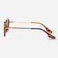 INDY Sunglasses - Tortoise Shell Ice Cube with Caramel Lens