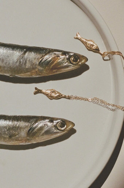 Mountainside Jewelry - Pescadero Gold Vermeil Pendant Necklace - 18" Cable Chain