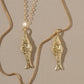 Mountainside Jewelry - Pescadero Gold Vermeil Pendant Necklace - 18" Cable Chain