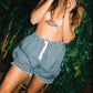 Cabanon - Black + White Gingham Bloomers - Medium