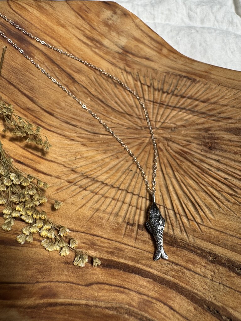 Mountainside Jewelry - Pescadero Sterling Silver Pendant Necklace - 20" Box Chain