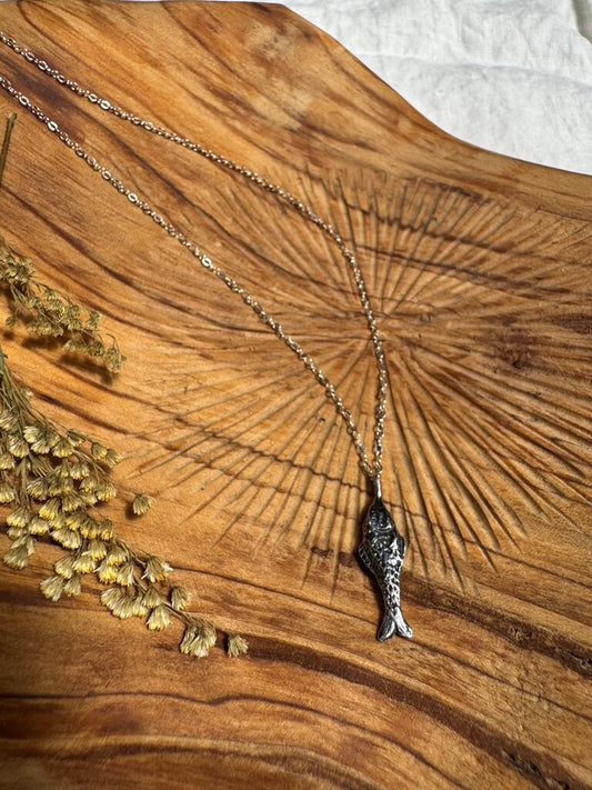 Mountainside Jewelry - Pescadero Sterling Silver Pendant Necklace - 20" Box Chain
