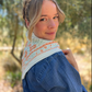 Lili Arnold Studios - California Poppies Hemp & Organic Cotton Bandana