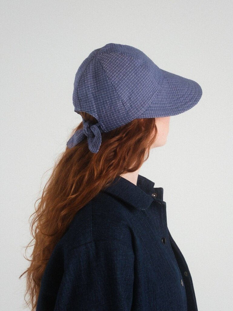 reifhaus - Indigo Check Soleil Bonnet