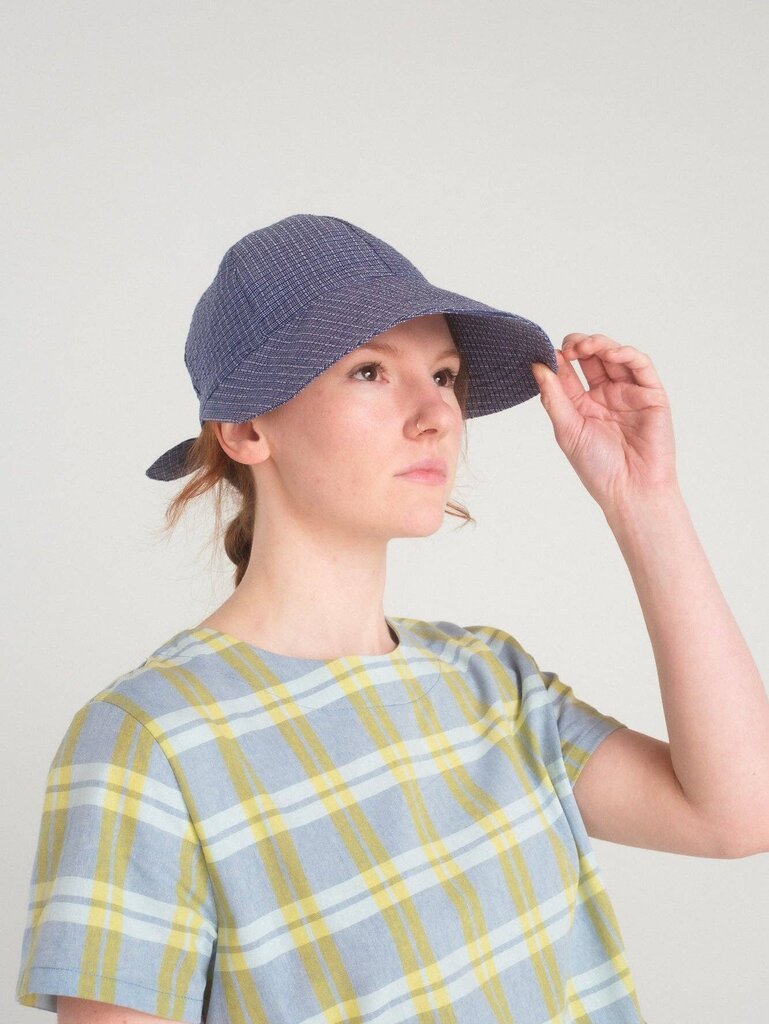 reifhaus - Indigo Check Soleil Bonnet