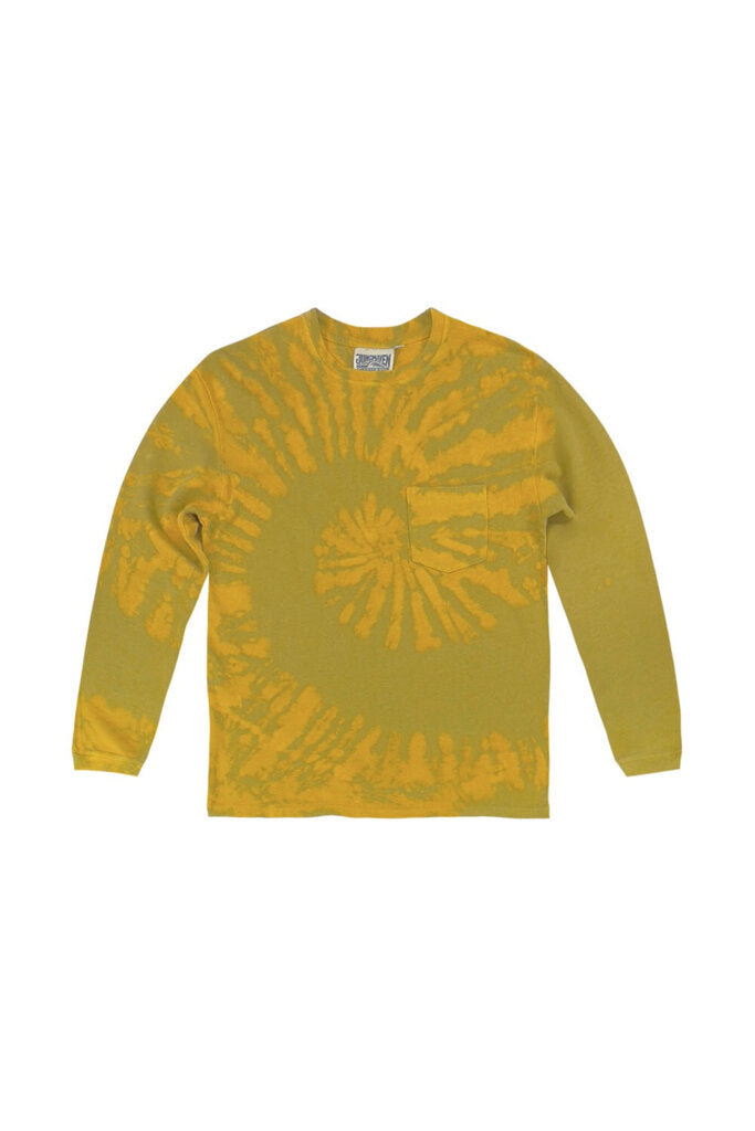 Jungmaven - Citrine Swirl Hemp Baja Pocket Tee - Large