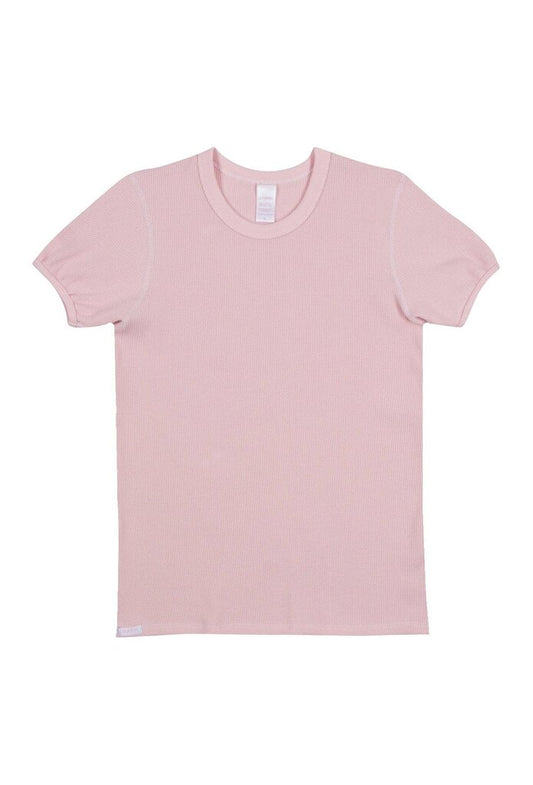 J. Marin Co. - Organic Cotton Thermal Surplus Tee - Rose Quartz - Large