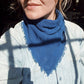 Eco Raw Studio - Plant-dyed Raw Silk Bandana - Solid Indigo