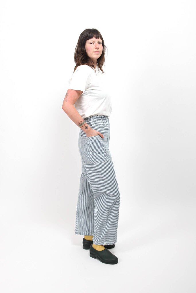 Gravel & Gold - Hickory Stripe Rally Pants - Size 4