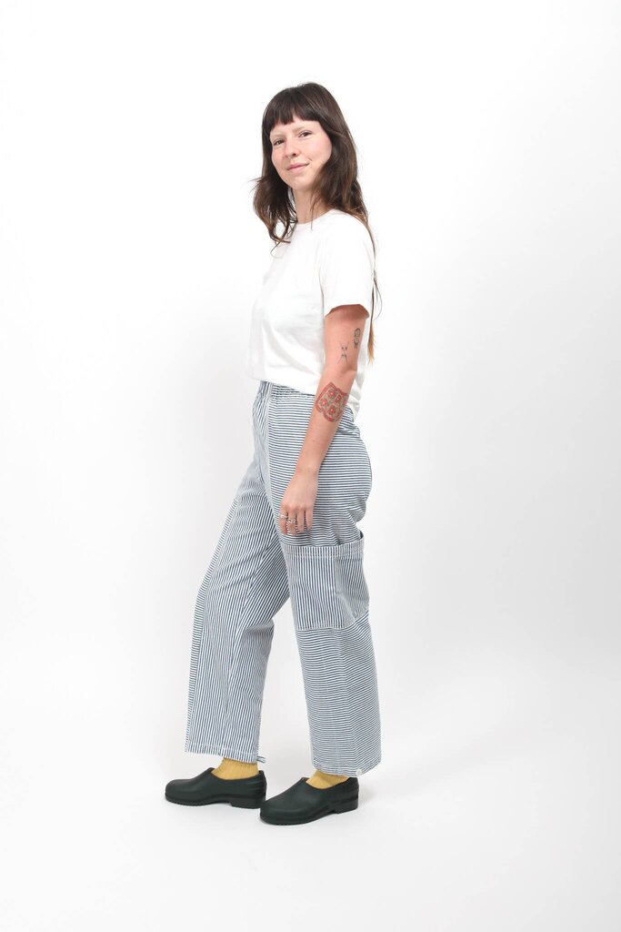 Gravel & Gold - Hickory Stripe Rally Pants - Size 1 (27/28 - 4/6)