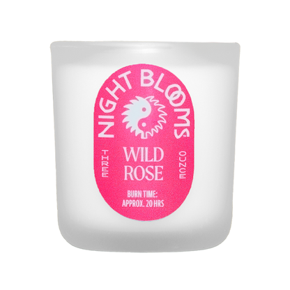 Night Blooms - Wild Rose Soy Wax Candle - 3 oz