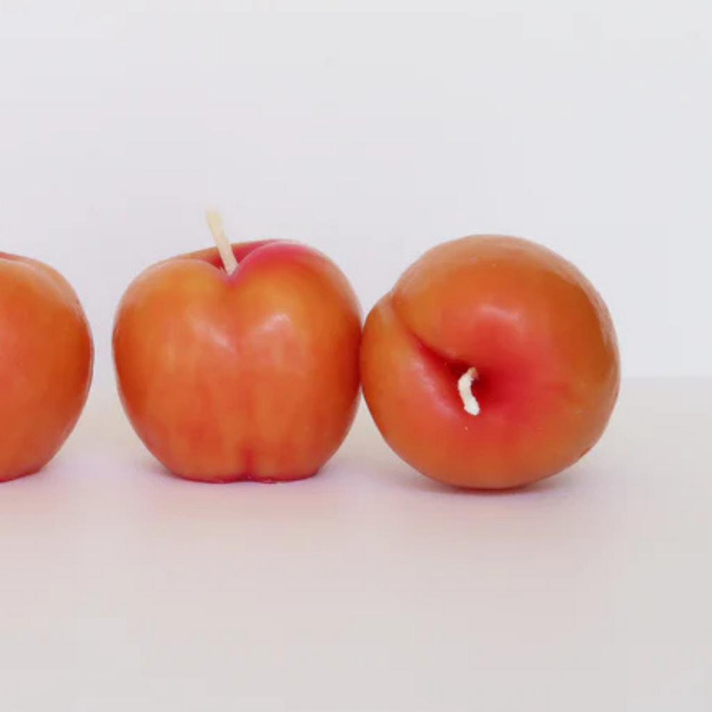 Happy Organics - Peach Beeswax Candle