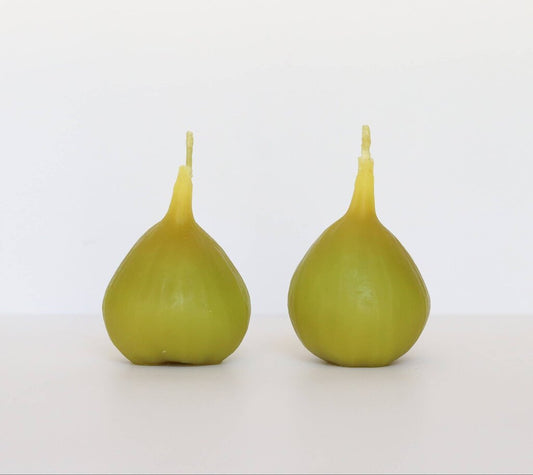 Happy Organics - Green Fig Beeswax Candle