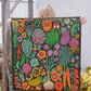 Lili Arnold Studios - Midnight Veggie Garden Organic Cotton Tea Towel