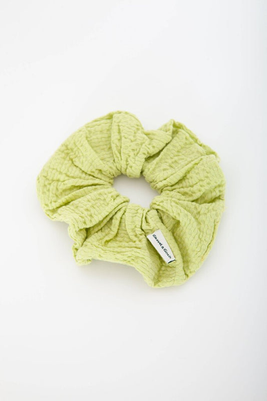 Gravel & Gold - Endive Crinkle Scrunchie