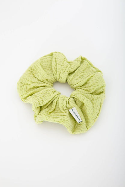 Gravel & Gold - Endive Crinkle Scrunchie