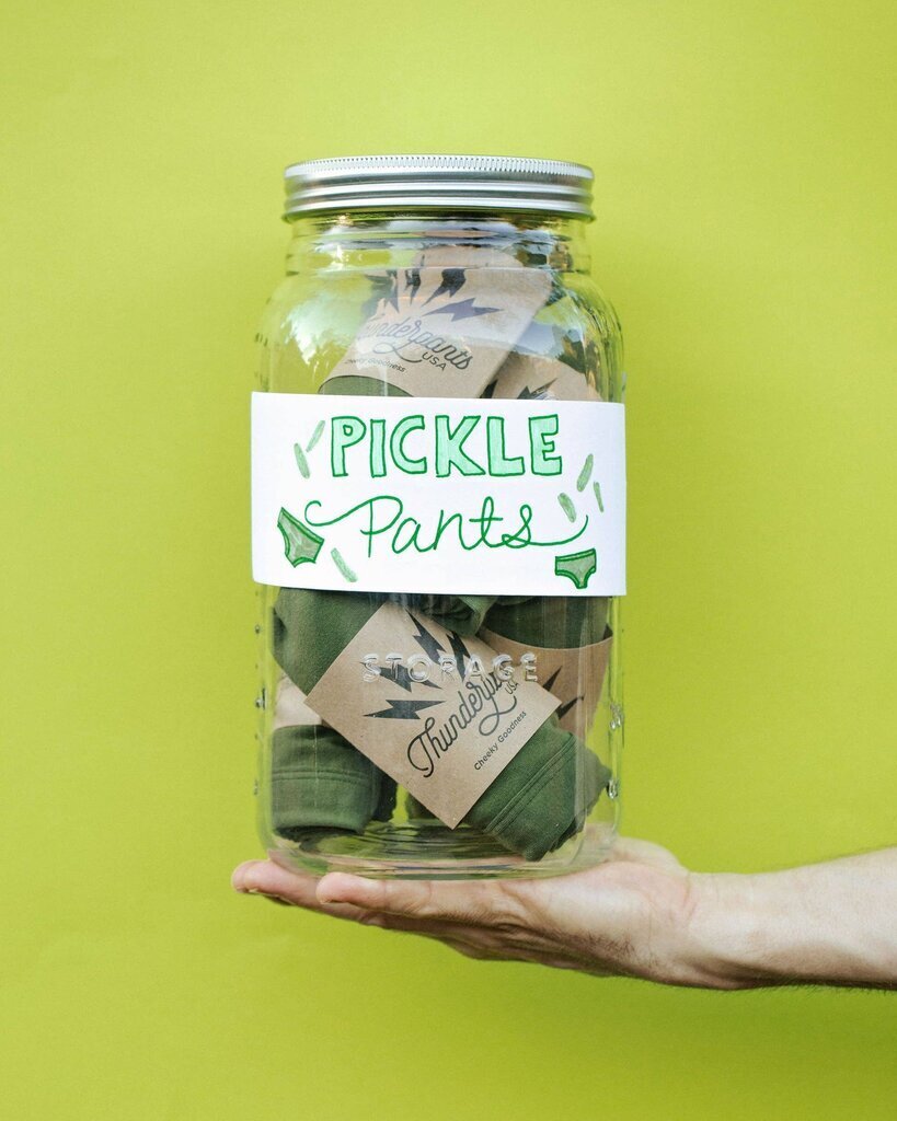 Thunderpants USA - Pickle Green Original Thundies - Medium