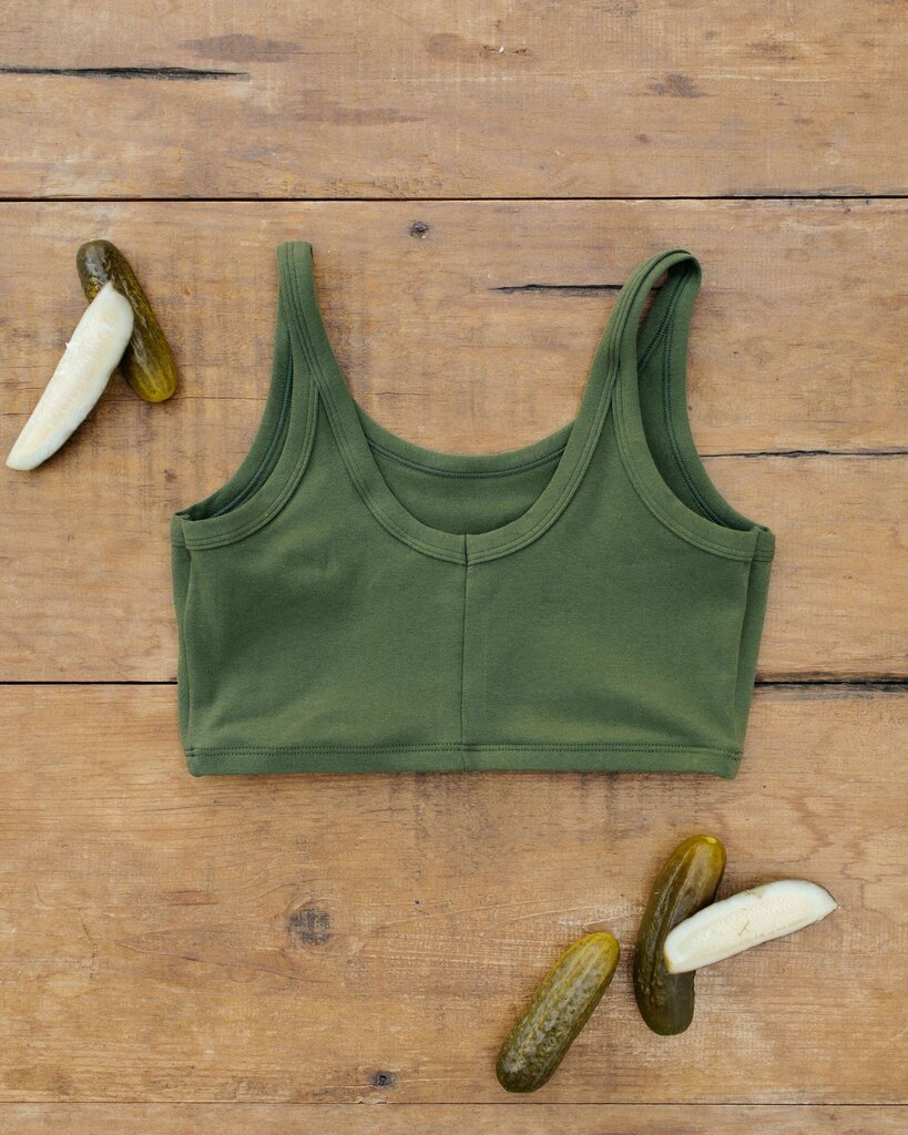 Thunderpants USA - Pickle Green Longline Bra - Large