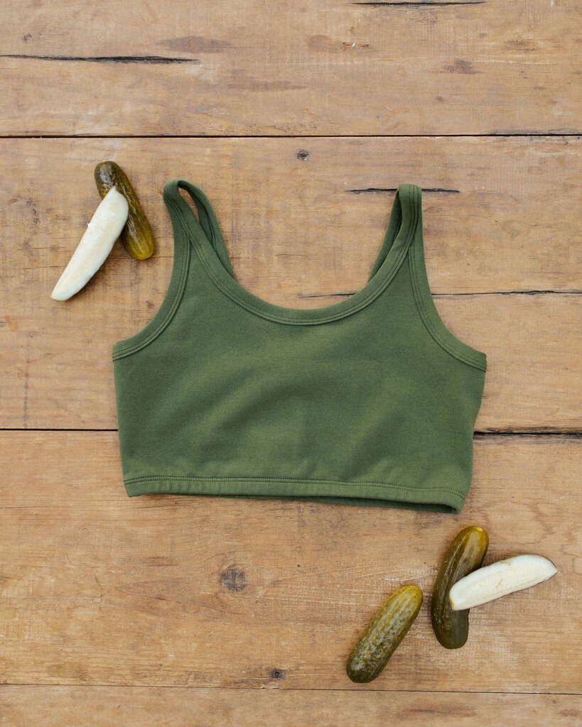Thunderpants USA - Pickle Green Longline Bra - Small