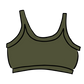 Thunderpants USA - Pickle Green Longline Bra - Large