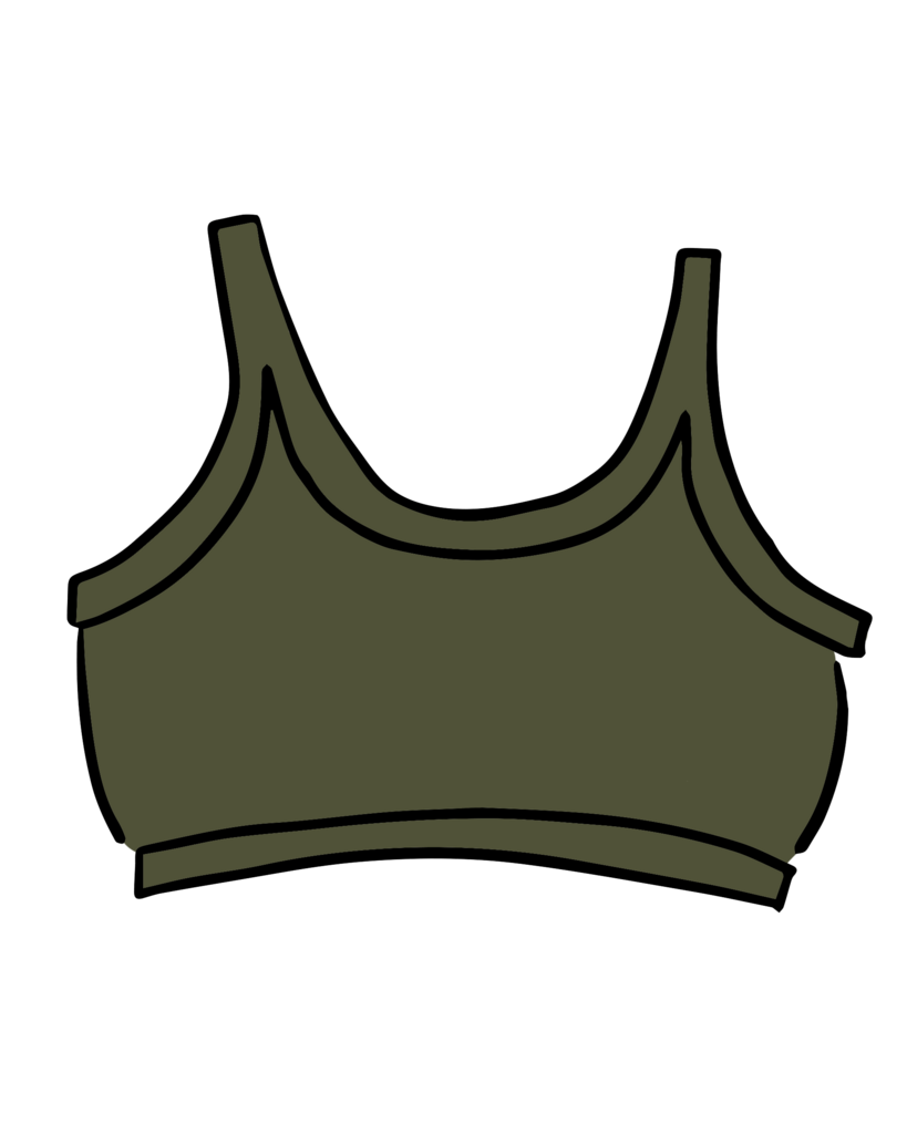 Thunderpants USA - Pickle Green Longline Bra - Large