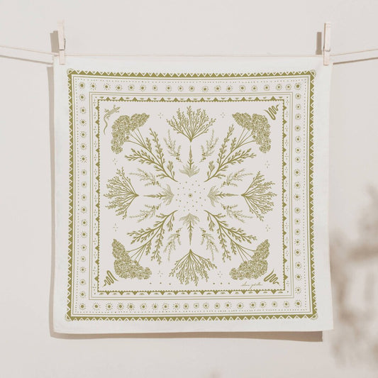 Elana Gabrielle - High Desert Organic Cotton Bandana - Cream