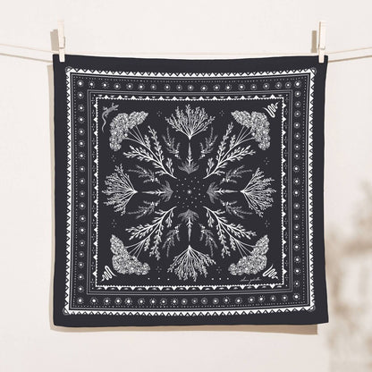 Elana Gabrielle - High Desert Organic Cotton Bandana - Black