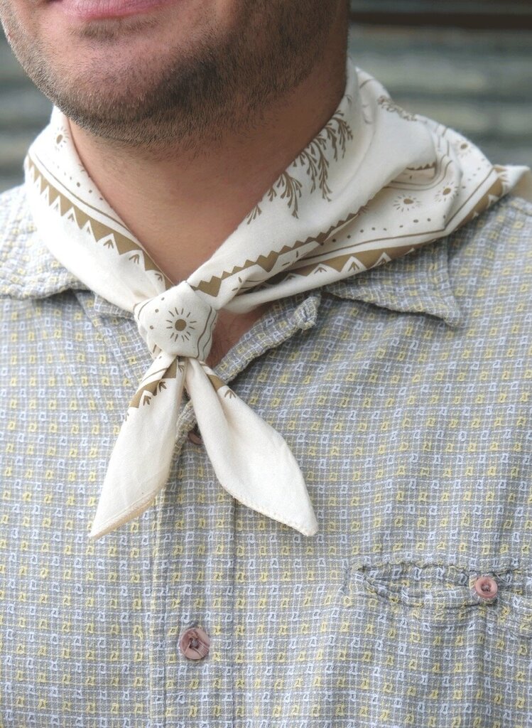 Elana Gabrielle - High Desert Organic Cotton Bandana - Cream