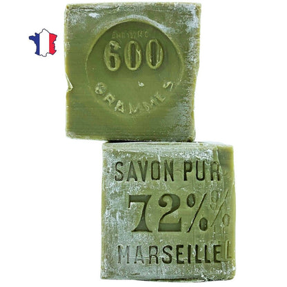 CHAMARREL - Savon de Marseille - Artisanal French Block Soap - Extra Pure Olive Oil