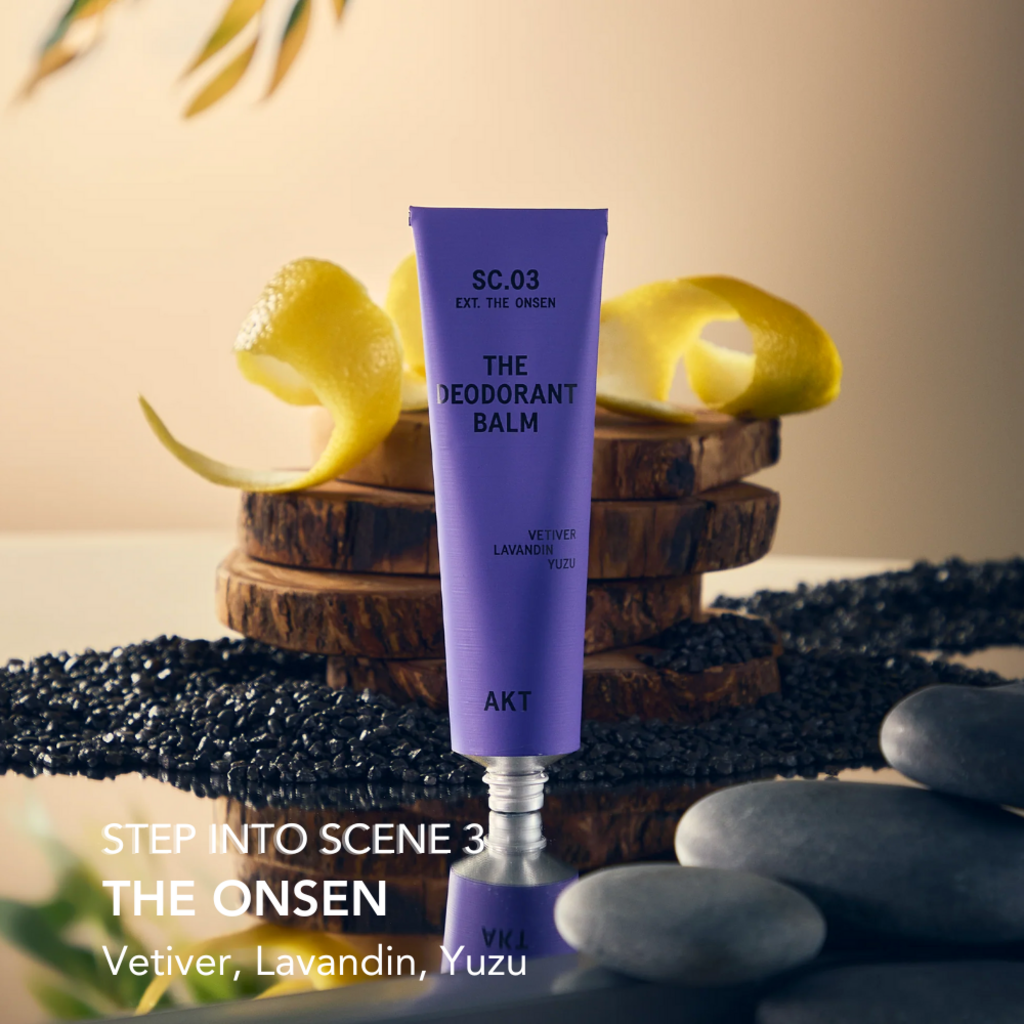 AKT London - Onsen Deodorant Balm - Vetiver, Lavadin, Yuzu